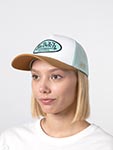 Бейсболка VON DUTCH арт. VD/1/CB/LOF/B40B (белый / светло-коричневый)
